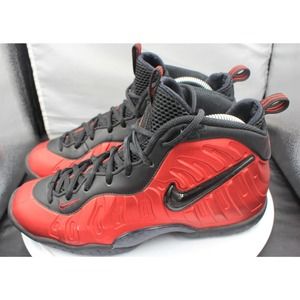 GS Nike Air Foamposite Pro University Red Shoes 644792-604 Size 6.5Y